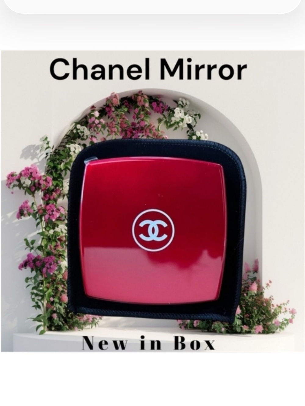 Chanel Compact Mirror Red